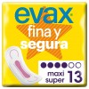 Compresas Higienicas Femeninas - Evax Fina Y Segura (Maxi 13 Compresas)