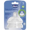 Tetina Silicona - Chicco Nf Flujo Regulable (4 M+ 2 U)