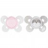 Chicco Physio Comfort Chupete De Silicona De 0-6 Meses Tonos Rosas, 2 Unidades