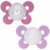 Chicco Physio Comfort Chupete De Silicona De 16-36 Meses Tonos Rosas, 2 Unidades