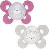 Chicco Physio Comfort Chupete De Silicona De 16-36 Meses Tonos Rosas, 2 Unidades
