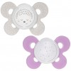 Chicco Physio Comfort Chupete De Silicona De 16-36 Meses Tonos Rosas, 2 Unidades