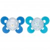 Chicco Physio Comfort Chupete De Silicona De 16-36 Meses Tonos Azules, 2 Unidades