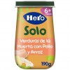 Hero Baby Solo Crema De Verduras, Pollo Y Arroz, 190 G