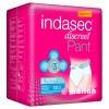 Indasec Pant Plus Absorbente Incontinencia Orina Dia Anatomico (12 Unidades Talla L)