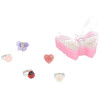 Anillos En Caja Mariposa Lote 5 Pz