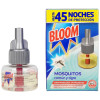 Bloom Mosquitos Recambio Eléctrico Líquido 45 Noches 1Ud
