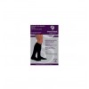 Calcetin Compresion Normal Algodon Color Negro - Medilast Silver Edition Hilo De Plata, Talla Pequeña - Medilast