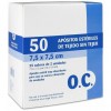 O.C. Apósitos Estériles Tejido Sin Tejer 7,5 X 7,5 Cm, 50 Uds