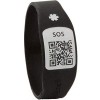 Pulsera Identificacion Silincode Qr (Negra T- M)