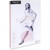 Farmalastic Novum Elegant Media Corta Compresión Ligera T1 Chocolate, 1 Par
