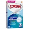 Corega Oxigeno Bio-Activo Limpieza Prótesis Dental, 30 Uds