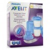 Avent Vasos De Almacenamiento Con Tapa 10X180Ml + Adaptadores 2Uds