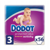 Pañal Infantil Dodot Plus Activity T3 6-10 Kg, 56 ud. - Samforlab