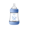 Perfect 5 Biberón Silicona Azul Claro 0m+, 150 ml. - Chicco