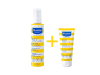 Pack Spray Solar alta Protección SPF50, 200 ml.  + Leche Solar Facial muy alta Protección SPF50+, 40 ml. - Mustela 