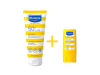 Pack Leche Solar muy alta Protección SPF50+, 100 ml. + Stick Solar alta Protección SPF50, 9 ml. + Cantimplora Sostenible de Aluminio de Regalo - Mustela