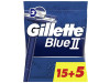 Blue Ii Cuchilla Afeitar Desechables 20 u - Gillette
