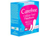 Algodón Normales - Protegeslips Transpirable sin Perfume, Flexible y Ultrafino 56 u - Carefree