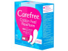 Algodón Normales - Protegeslips Transpirable sin Perfume, Flexible y Ultrafino 56 u - Carefree