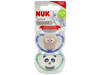 Nuk Chupete Space Cebra Silicona 18-36 Meses 2U