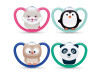 Nuk Chupete Space Cebra Silicona 18-36 Meses 2U