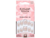 French Pink Nails With Glue Square 126 S 24uds - Elegant Touch