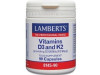 Vitamina D3 2000ui+k2 90mcg 90caps - Lamberts
