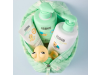Pack Baby Naturals Canastilla: Gel-Champu, 400 ml. + Locion Corporal, 400 ml. +  Pomada del Pañal Regeneradora, 100 ml. + Tortuga de Baño + Neceser - Isdin