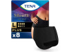 Absorbente Incontinencia Orina Dia Anatomico - Tena Silhouette Braga Cintura Alta Negro (8 Unidades Talla G) - Perfumeria Selectiva