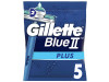 Blue Ii Plus Cuchilla Afeitar Desechable 5uds - Gillette