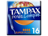 Tampax Compak Pearl Tampon 100%Algodon (Super Plus 16 U)