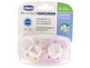 Chicco Physio Comfort Chupete De Silicona De 6-16 Meses Tonos Rosas, 2 Unidades
