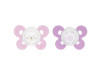 Chicco Physio Comfort Chupete De Silicona De 6-16 Meses Tonos Rosas, 2 Unidades