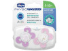 Chicco Physio Comfort Chupete De Silicona De 6-16 Meses Tonos Rosas, 2 Unidades