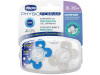 Chicco Physio Comfort Chupete De Silicona De 16-36 Meses Tonos Azules, 2 Unidades