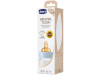Biberon Plastico T Caucho - Chicco Original Touch (Azul 6M+ Flujo Rapido 330 Ml)