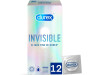 Durex Invisible Extra Fino Extra Sensitivo - Preservativos (12 Unidades) - Reckitt Benckiser