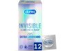 Durex Invisible Extra Fino Extra Lubricado - Preservativos (12 Unidades) - Reckitt Benckiser