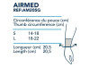Muñequera Inmovilizadora Palmar - Airmed Ref Am205G S (1 Unidad Talla S)