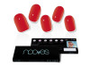 Láminas de Uñas de Gel Crimson Red Premium Luxe Solid Rojo 20 u - Nooves
