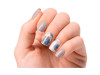 Láminas de Uñas de Gel Elegant Floral Premium Luxe Metallic 20 u - Nooves