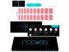 Láminas de Uñas de Gel Dusty Rose Premium Glam Cat Eye 20 u - Nooves