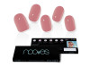 Láminas de Uñas de Gel Dusty Rose Premium Glam Cat Eye 20 u - Nooves