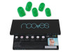 Láminas de Uñas de Gel Jade Glitter Glam Glitter Verde 20 u - Nooves