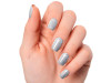 Láminas de Uñas de Gel Dazzling Diva Premium Glam Glitter Gris 20 u - Nooves