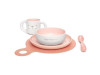 Vajilla de Aprendizaje Rosa +6 Meses, 5 Uds - Suavinex