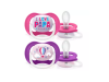 Chupetes Ultra Air Collection Happy 6-18 Meses Niña, 2 ud. - Philips Avent
