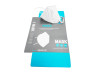 Mascarillas de Protección KN95 sin Válvula, Caja de 20 Unidades.