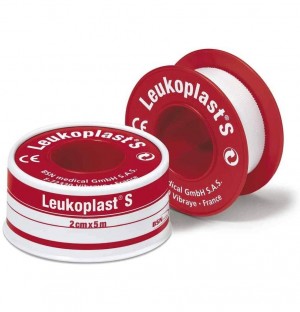 Esparadrapo - Leukoplast (1 Unidad 5 M X 2,5 Cm Color Blanco)